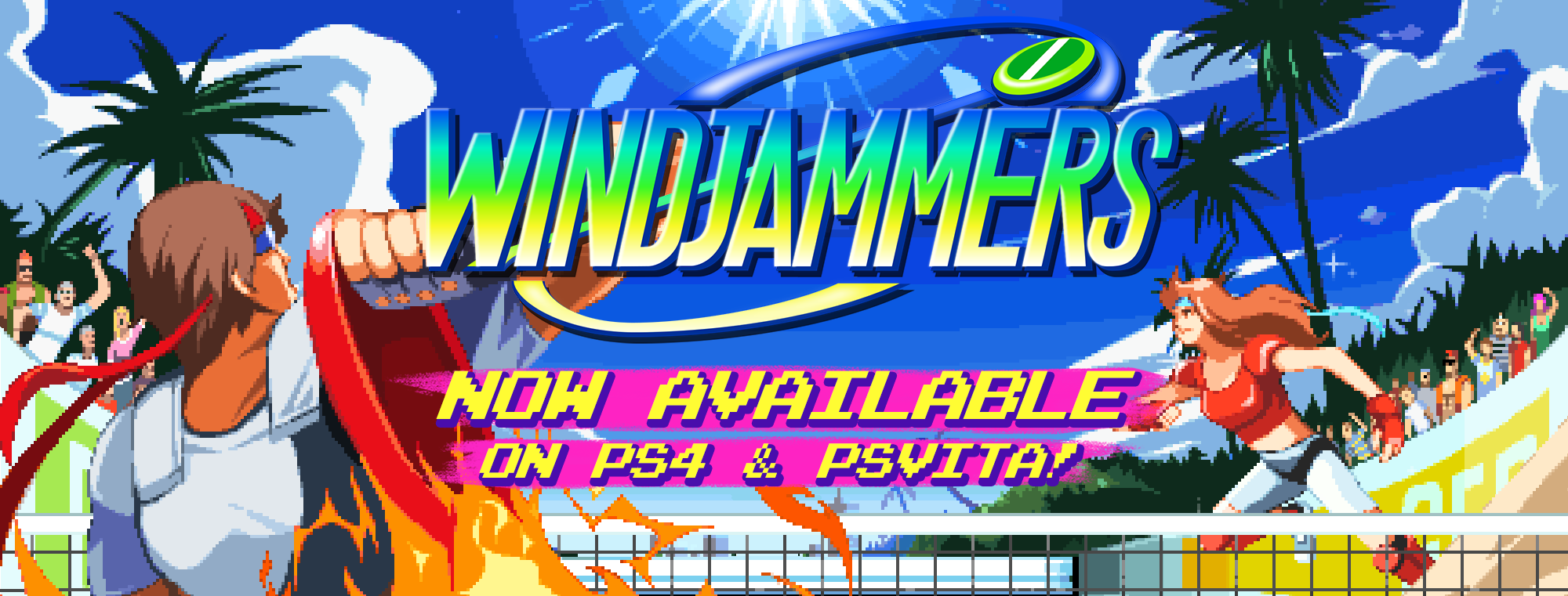 Windjammers is now available on PS4 and PS Vita!