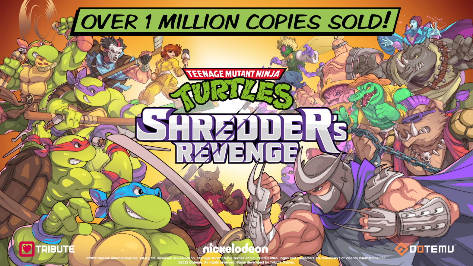 TMNT: Shredder’s Revenge Combos More Than a Million Copies Sold